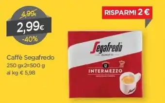 DPiù Segaredo Caffè 250g x 2 offerta