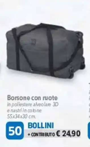 DPiù Roncato Borsone con Ruote offerta
