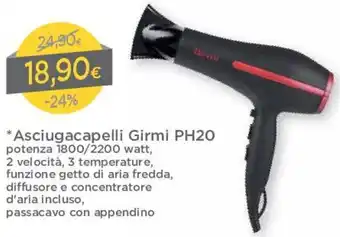 DPiù Asciugacapelli Girmi PH20 offerta