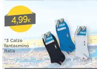 DPiù 3 Calze Fantasmino Italia offerta