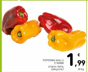 Spazio Conad Peperoni gialli e rossi offerta