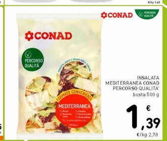 Spazio Conad Insalata mediterranea conad percorso qualità offerta