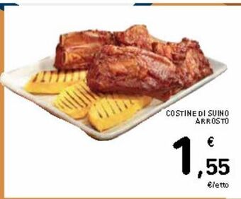 Spazio Conad Costine di suino arrosto offerta
