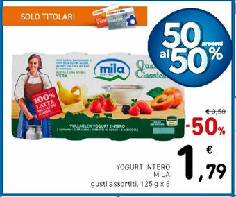 Spazio Conad Yogurt intero mila offerta