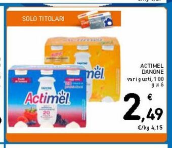 Spazio Conad Actimel danone offerta