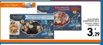 Sugo pronto condipresto esca