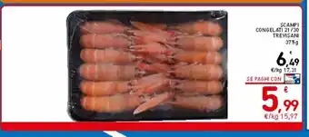 Spazio Conad Scampi congelati offerta