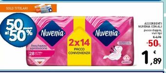 Spazio Conad Assorbenti nuvenia con ali offerta