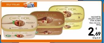 Spazio Conad Vaschetta gelato carte d'or algida offerta