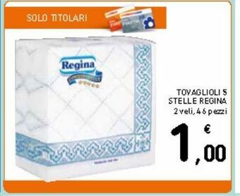 Spazio Conad Tovaglioli 5 stelle regina offerta