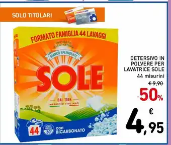 Spazio Conad Detersivo in polvere per lavatrice sole offerta