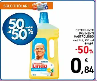 Detergente pavimenti mastro lindo