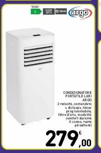 Condizionatore portatile lari argo