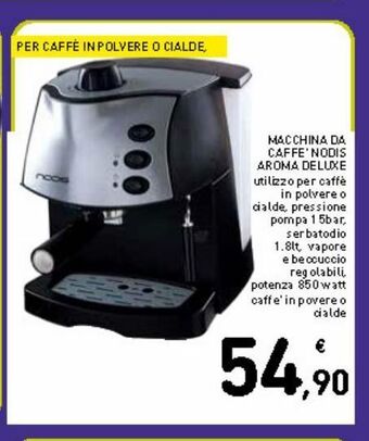 Macchina da caffè nodis aroma deluxe