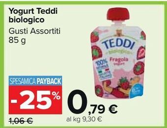 Carrefour Market Yogurt teddi biologico offerta