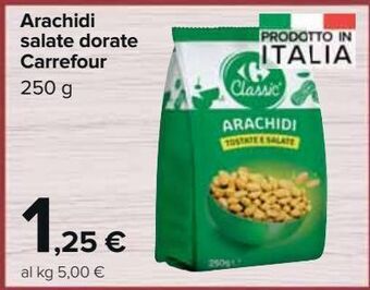 Carrefour Market Arachidi salate dorate carrefour offerta
