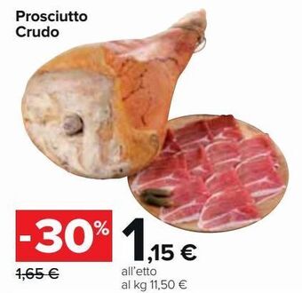 Carrefour Market Prosciutto crudo offerta