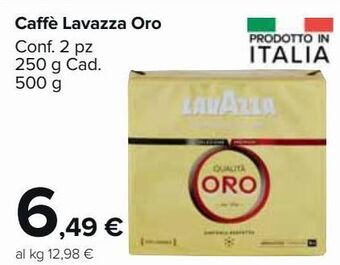 Carrefour Market Caffé lavazza oro offerta