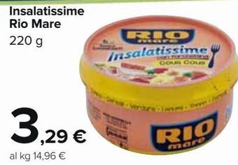 Carrefour Market Insalatissime rio mare offerta