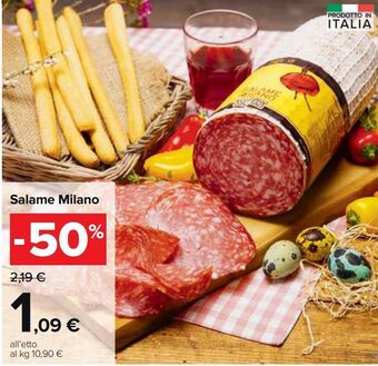 Carrefour Market Salame milano offerta