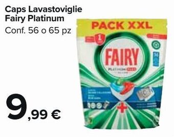 Carrefour Market Caps lavastoviglie fairy platinum offerta