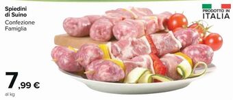 Carrefour Market Spiedini di suino offerta