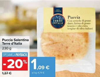 Puccia salentina terre d'italia