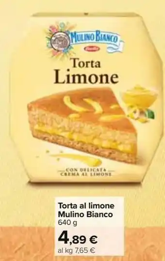 Carrefour Market Torta al limone mulino bianco offerta