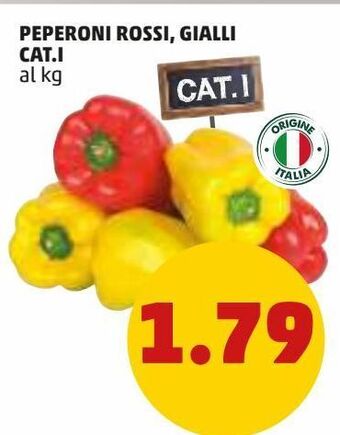 PENNY Peperoni rossi, gialli, cat.i offerta