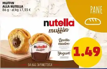PENNY Muffin alla nutella 86g offerta