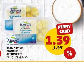 PENNY Scamorzine bianche, affumicate 200g valbontá offerta