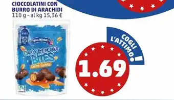 PENNY Cioccolatini con burro di arachidi 110g offerta