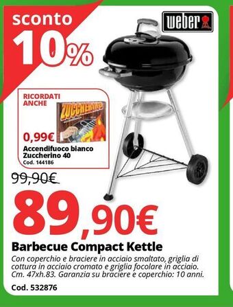 Brico Io Barbecue compact kettle offerta