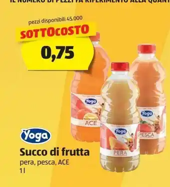 ALDI Succo di frutta yoga offerta