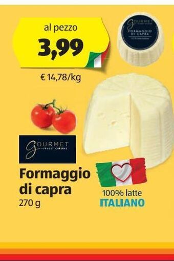 ALDI Formaggio di capra offerta