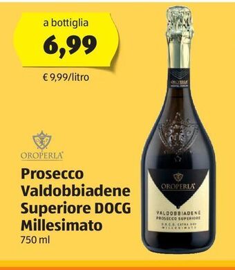 Prosecco valdobbiadene superiore docg millesimato