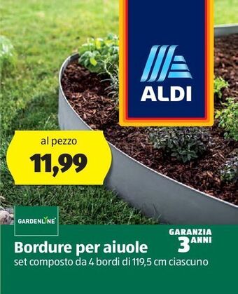 ALDI Bordure per aiuole offerta