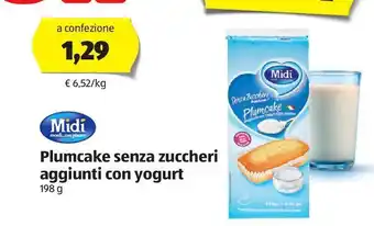 Plum cake senza zuccheri aggiunti con yogurt
