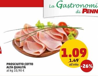 PENNY Prosciutto cotto alta qualità offerta