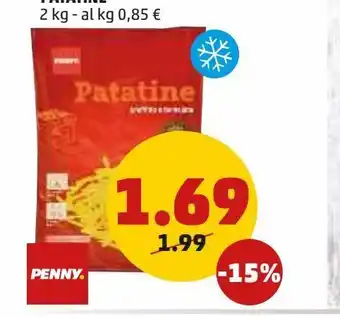 PENNY Patatine 2kg offerta