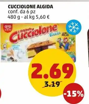 PENNY Cucciolone conf. da 6pz 480g algida offerta