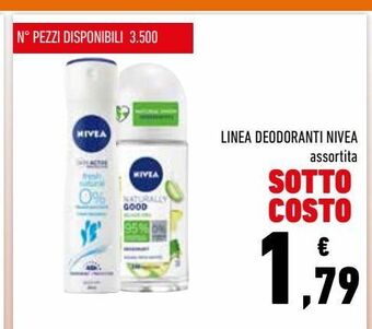 Conad Linea deodoranti nivea offerta