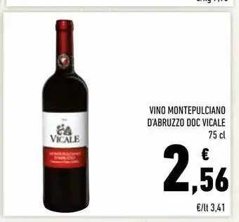 Conad Vino montepulciano d'abruzzo doc vicale offerta