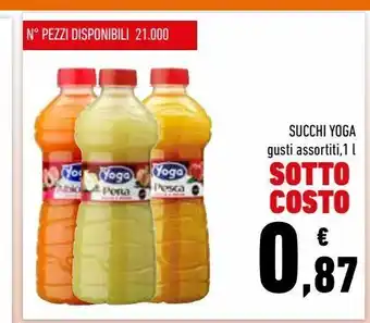 Conad Succhi yoga offerta