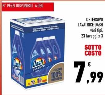 Conad Detersivo lavatrice dash offerta