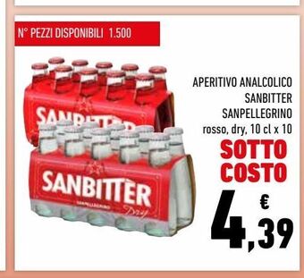 Conad Aperitivo analcolico sanbitter sanpellegrino offerta