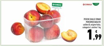 Conad Pesche gialle conad percorso qualità offerta