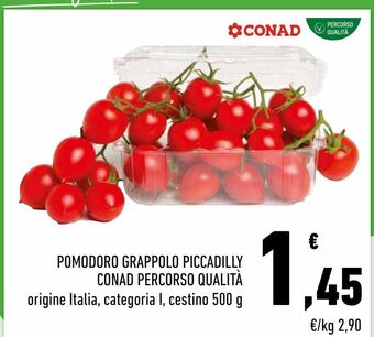 Conad Pomodoro grappolo piccadilly conad percorso qualità offerta