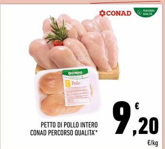 Conad Petto di pollo intero conad percorso qualità offerta