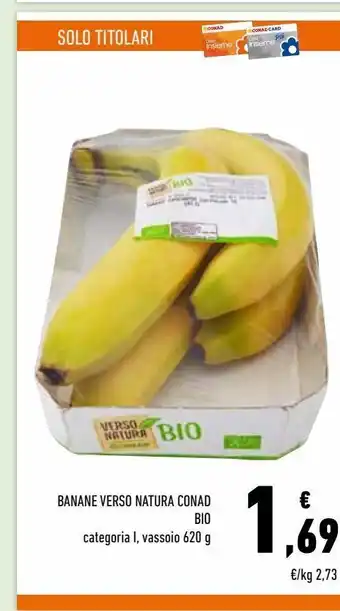 Conad Banane verso natura conad bio offerta